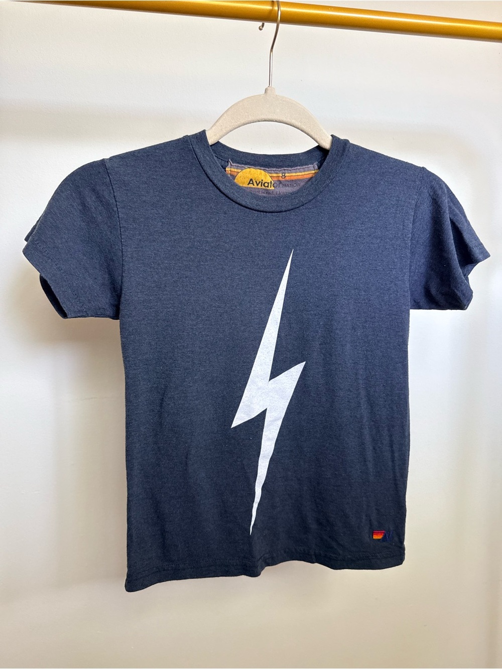 Aviator Nation Kid’s Charcoal Bolt Tee